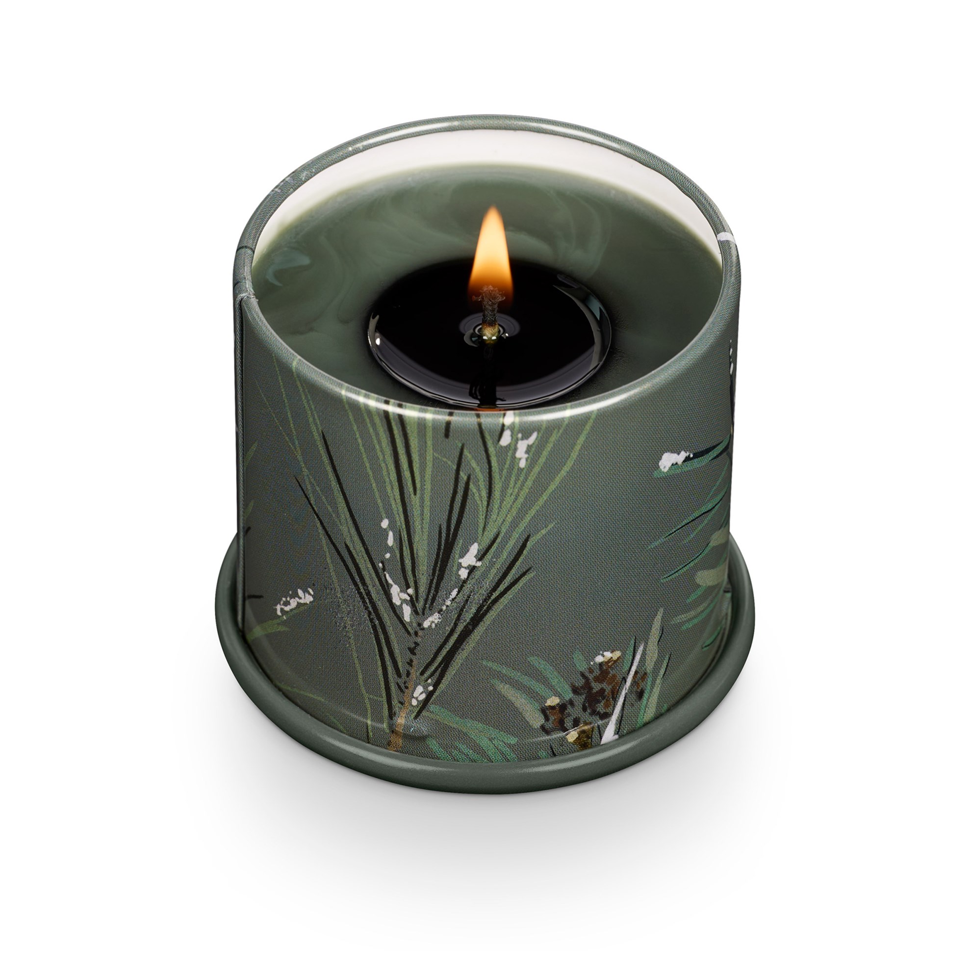 Svíčka v plechu Balsam & Cedar DEMI VANITY 85 g zelená_1