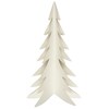Papírový vánoční stromek Ib Laursen V.35 cm bílý_0