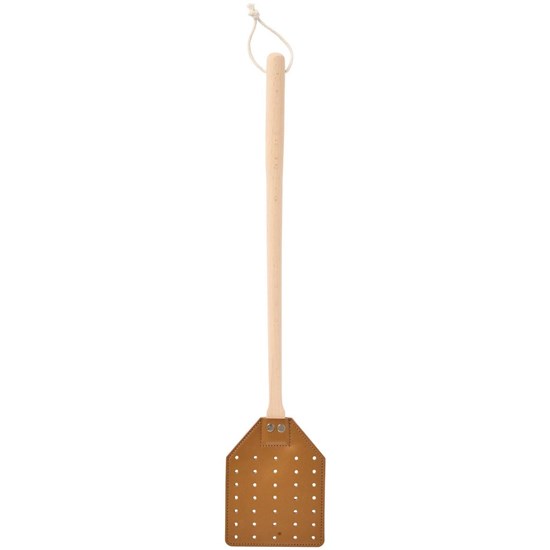 Plácačka na mouchy Ib Laursen s kůží D.49,5 cm_0