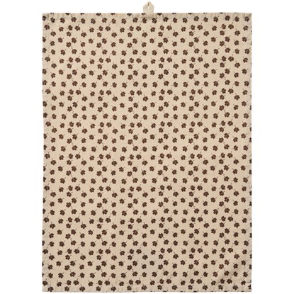 Kuchyňská utěrka Birk Ib Laursen 70x50 cm přírodní s hnědými listy_0