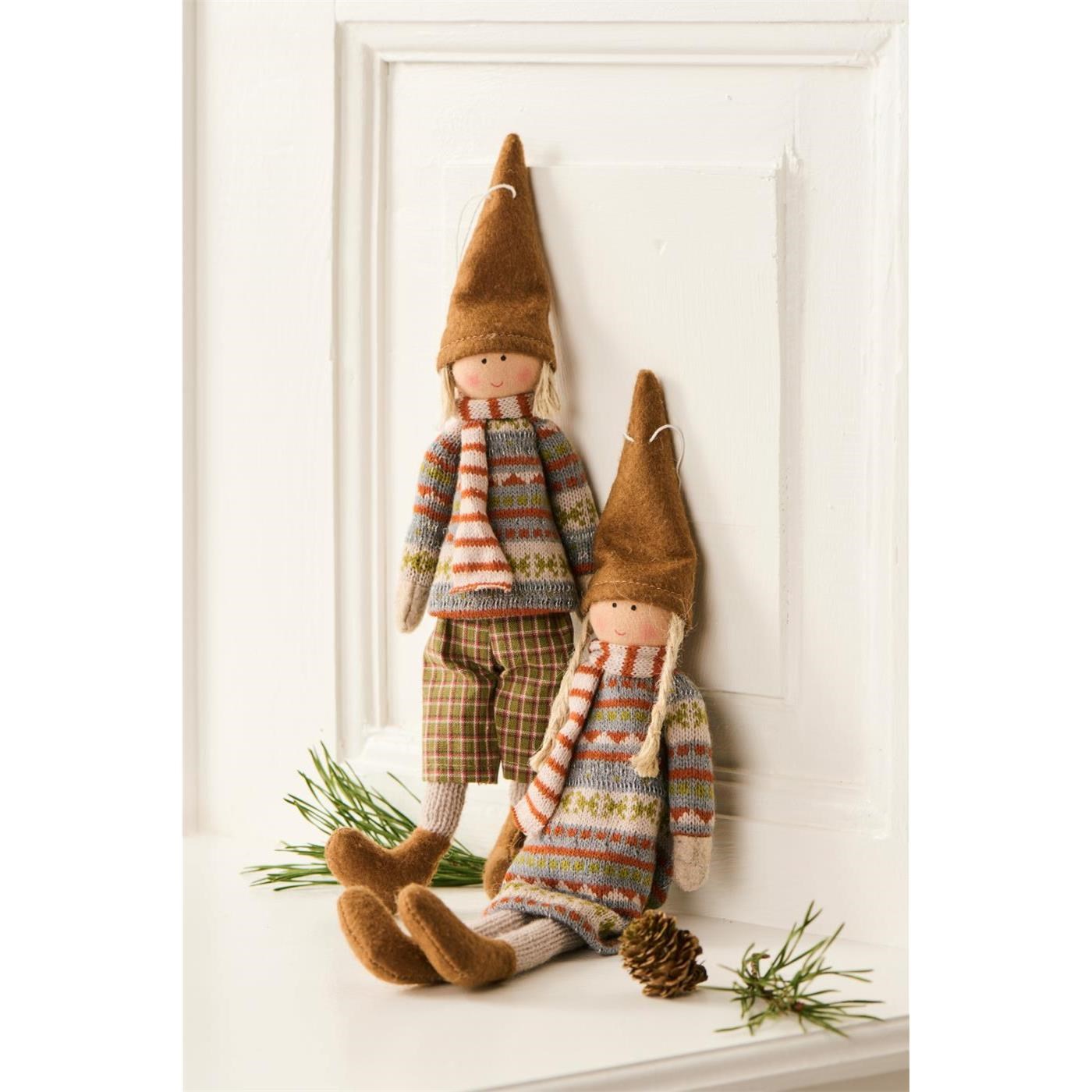 Vánoční dekorace skřítek Ib Laursen V.32 cm 2 druhy (cena za 1 ks!)_0