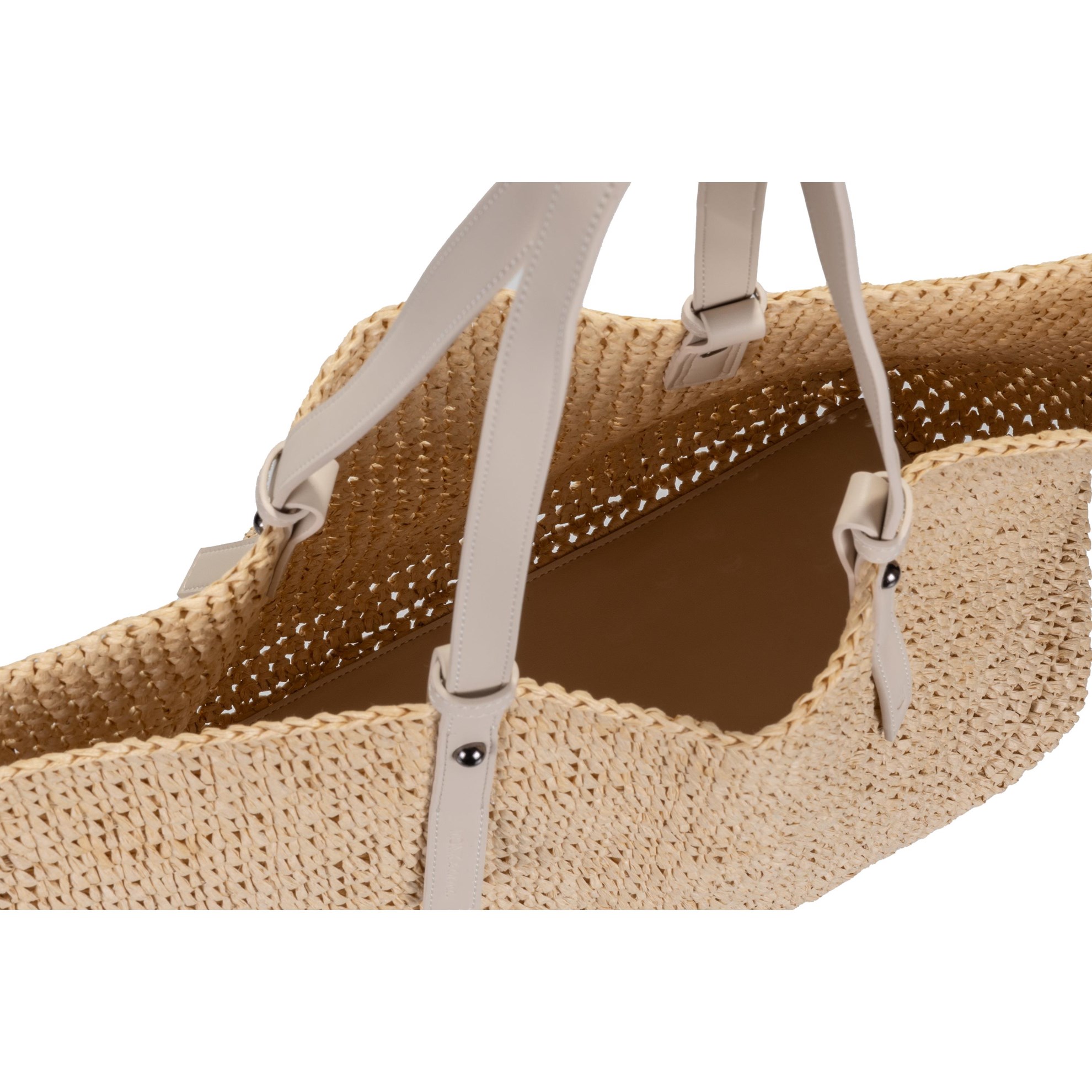 Slaměná taška Monk & Anna KAMI stone_1