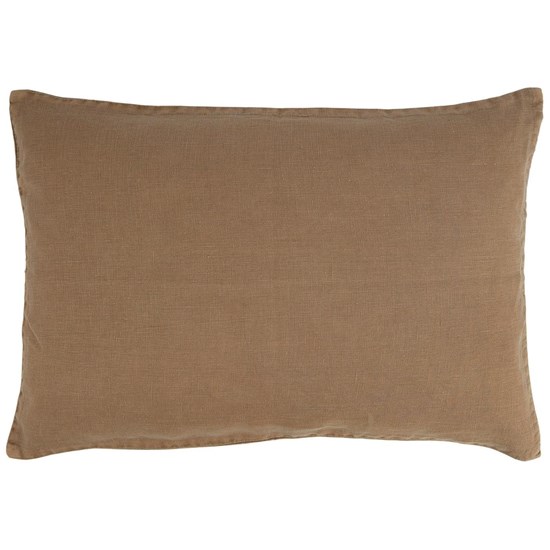 Lněný povlak na polštář Ib Laursen 40x60 cm cognac_0