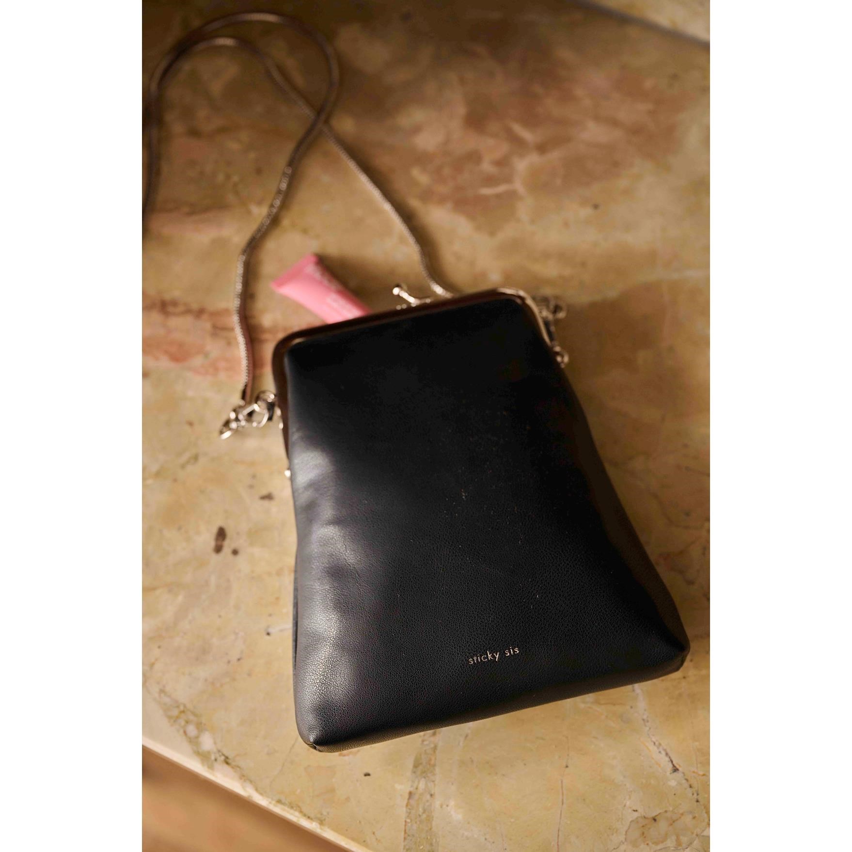 Pouzdro na telefon / peněženka STICKY SIS CLUB black_1