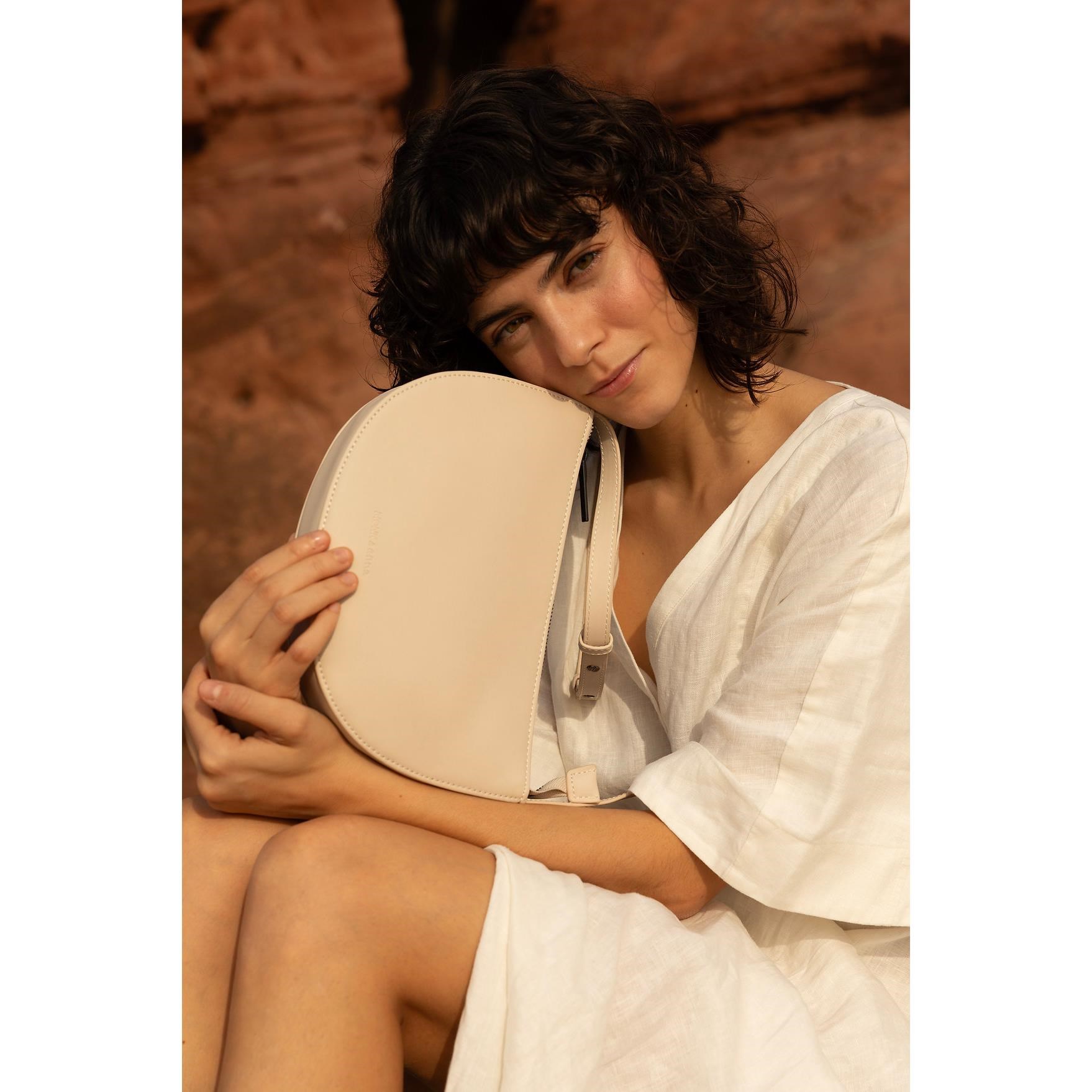 Kabelka Monk & Anna FAROU půlměsíc stone_0