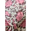 Prošívaná květovaná deka/přehoz Ib Laursen přírodní růžovo/hnědé květy 180x130 cm_0