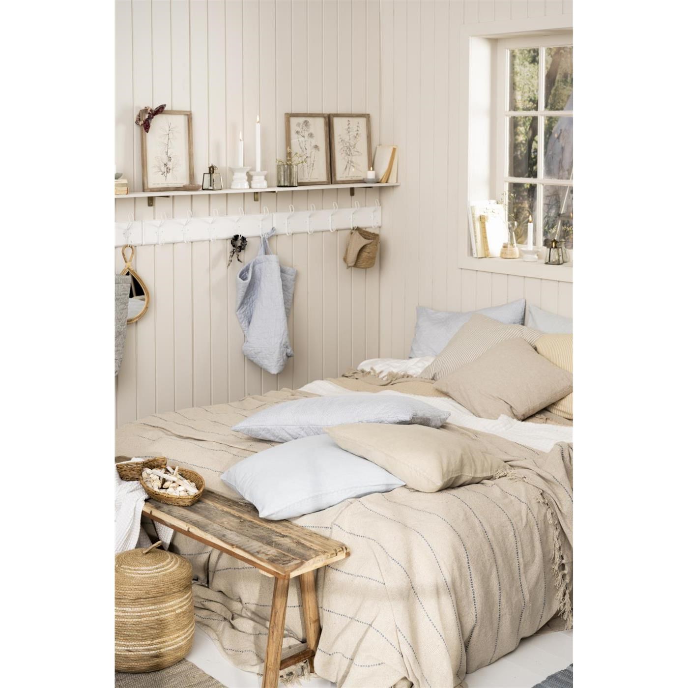 Lněný povlak na polštář Ib Laursen40x60 cm cafe creme_2