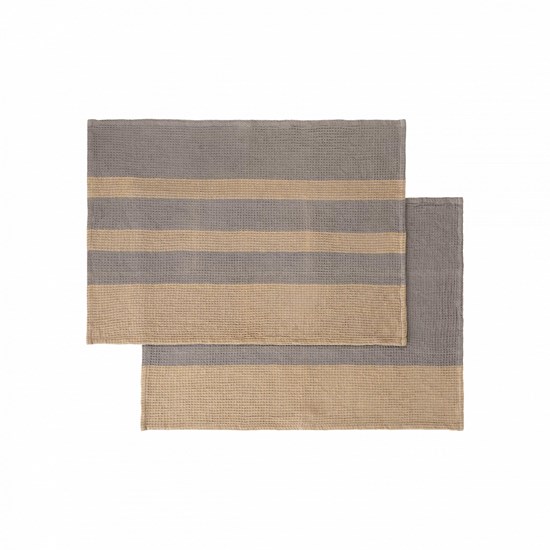 Sada bavlněných utěrek Blomus GANO 70x50cm SET/2ks šedohněd_2