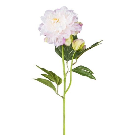 Umělá květina pivoňky 54cm světle růžová_0