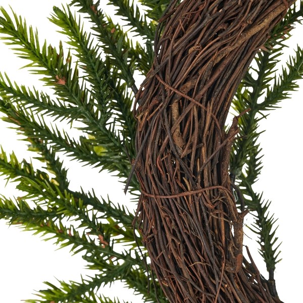 Umělý smrkový věnec 36cm zelený_1