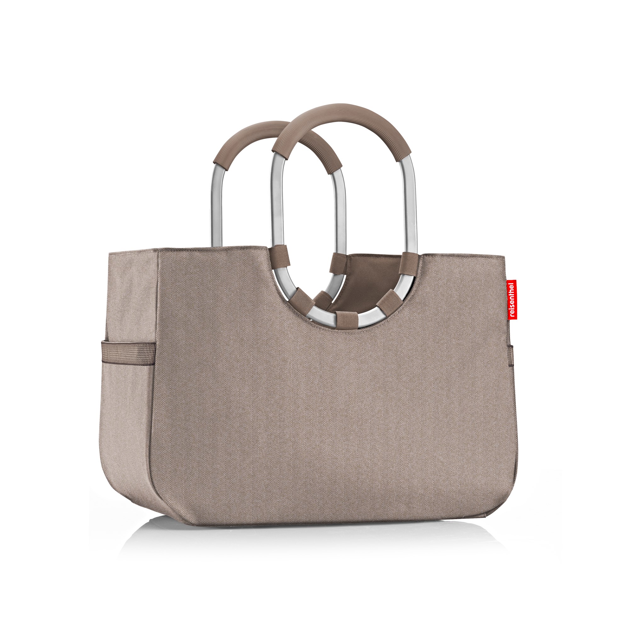 Módní taška Reisenthel Loopshopper L herringbone mokka_0