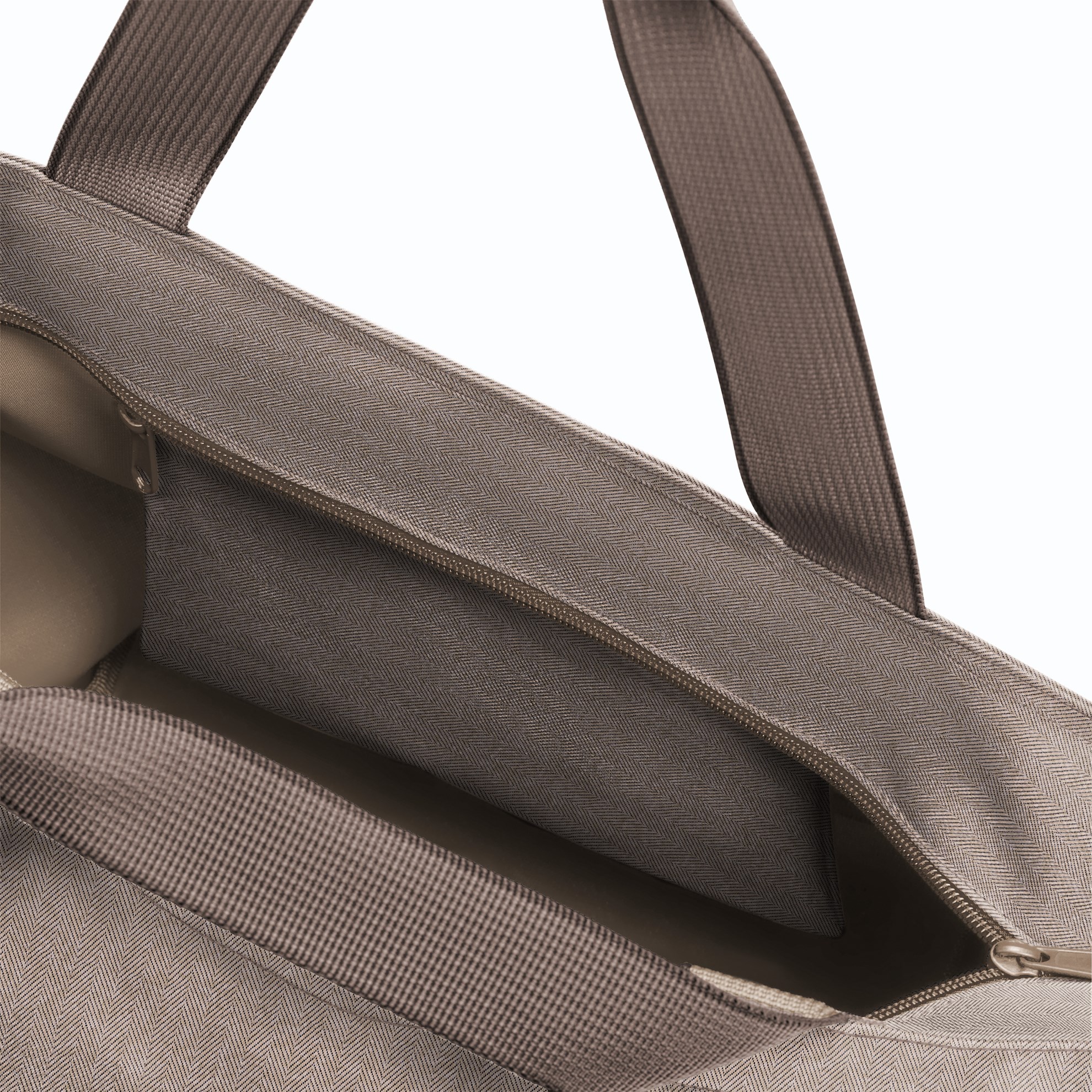 Taška přes rameno Reisenthel Shopper M herringbone mokka_1