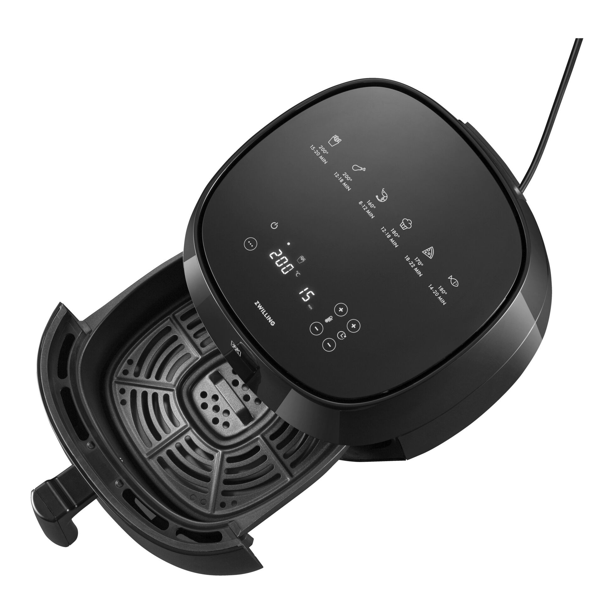 Horkovzušná fritéza Zwilling 4l černá_1