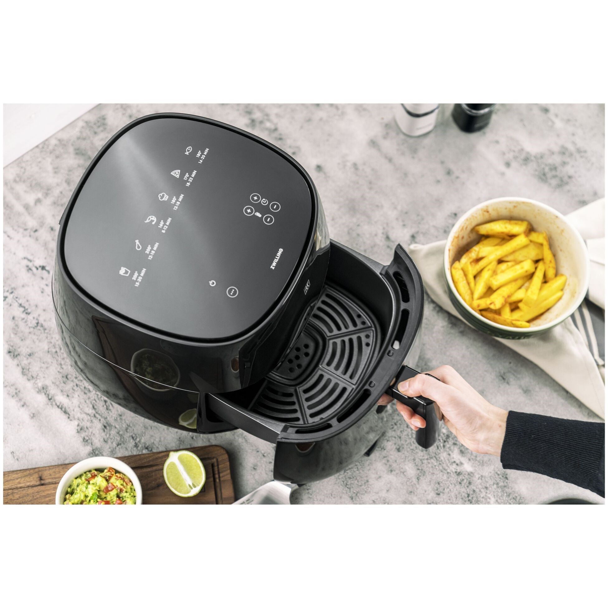 Horkovzušná fritéza Zwilling 4l černá_7