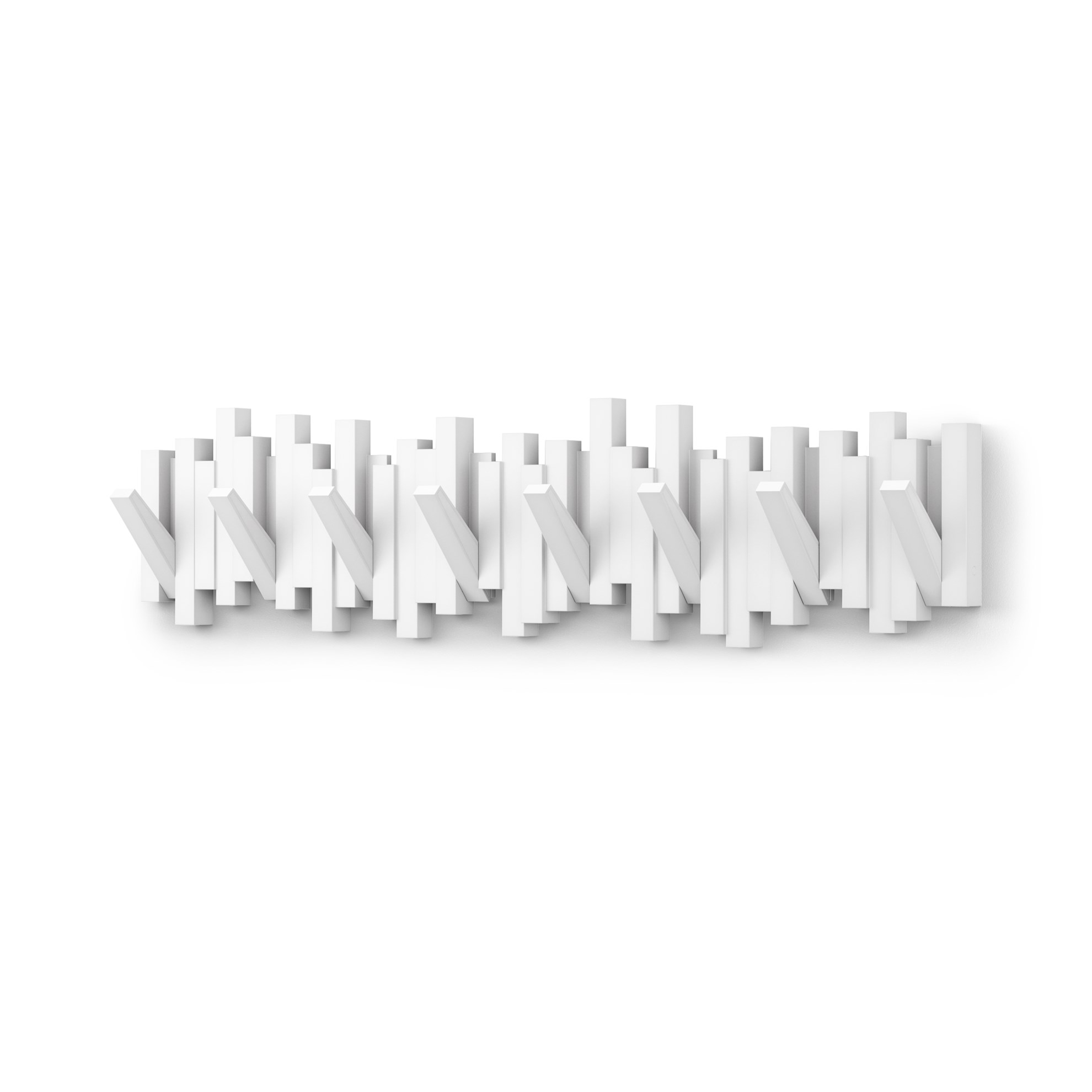 Věšák sklápěcí Umbra STICKS 8 bílý_8