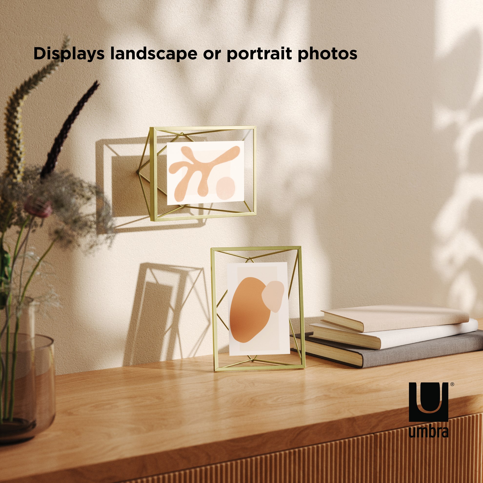 Fotorámeček Umbra PRISMA 10x15cm mosaz_10