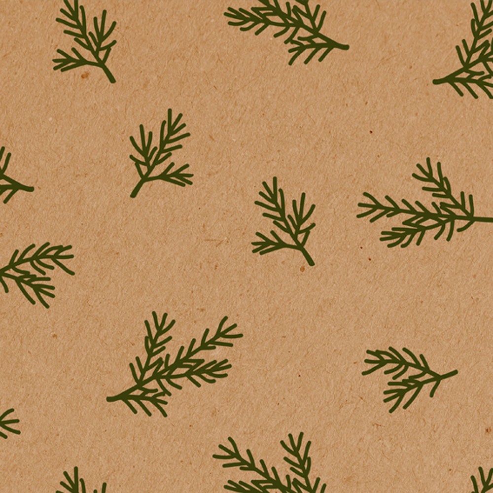 Vánoční balicí papír D.5m zlatý s potiskem_0