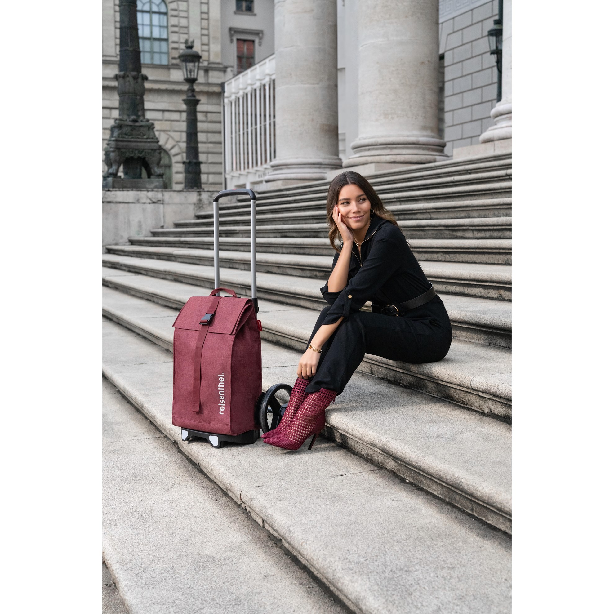 Taška na kolečkách Reisenthel Citycruiser twist maroon_3