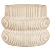 Květináč/váza rýhovaný Ib Laursen P.13,5 cm krémový_2