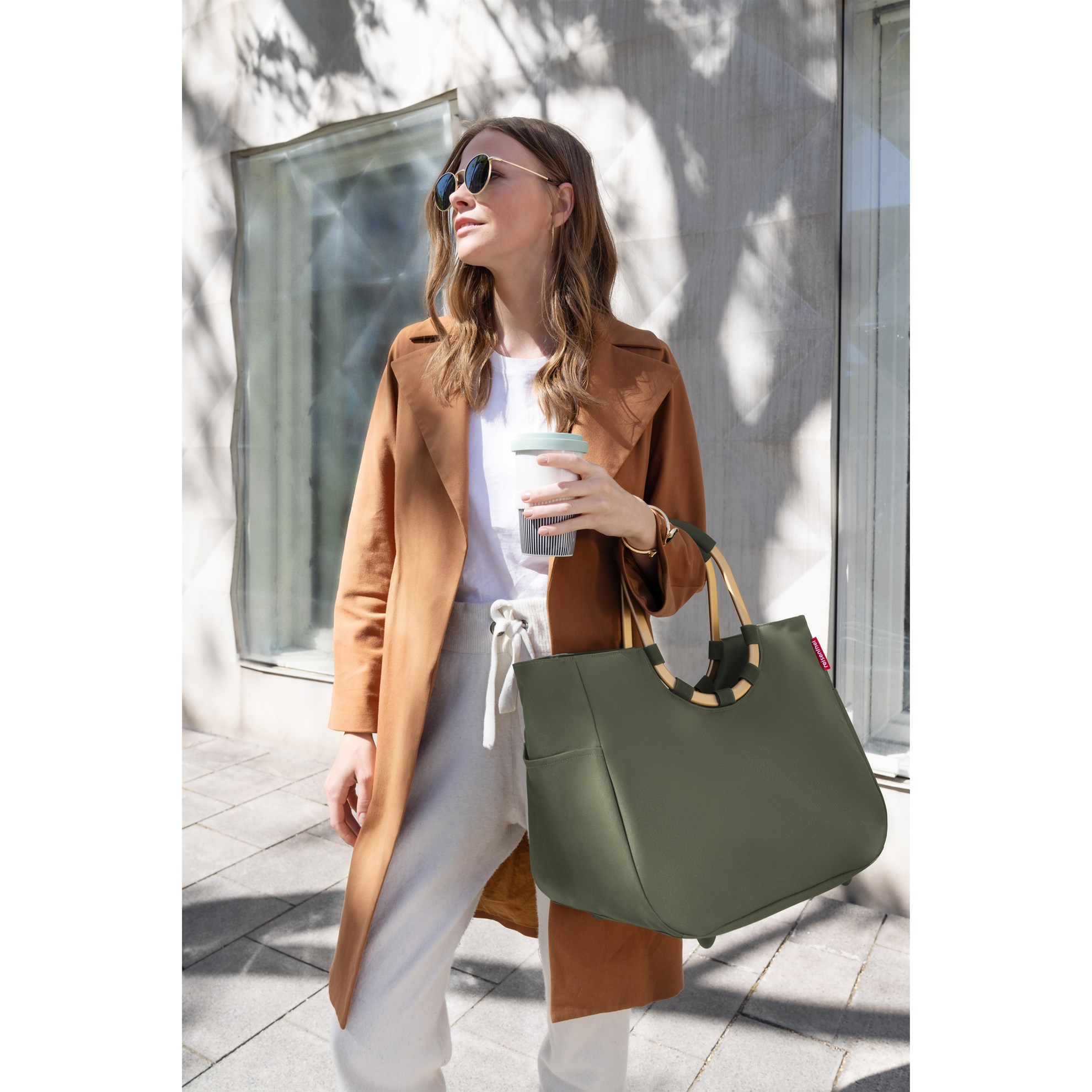 Módní taška Reisenthel Loopshopper L forest gold_1