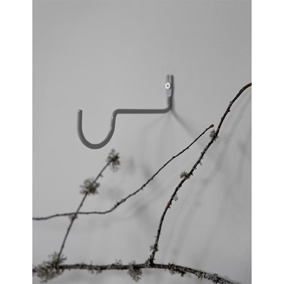 Moderní háček z černého kovu KROKABO sv. šedý_1