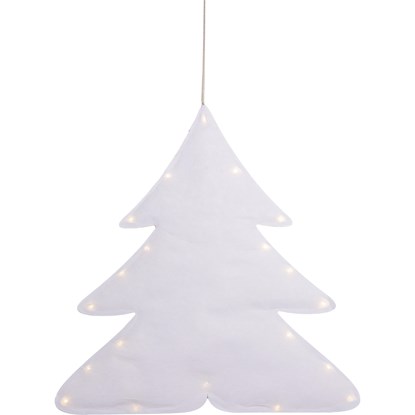 Papírový lehce polstrovaný stromek s LED diodami 40 cm_0