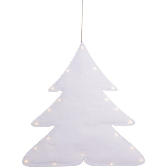 Papírový lehce polstrovaný stromek s LED diodami 40 cm_0