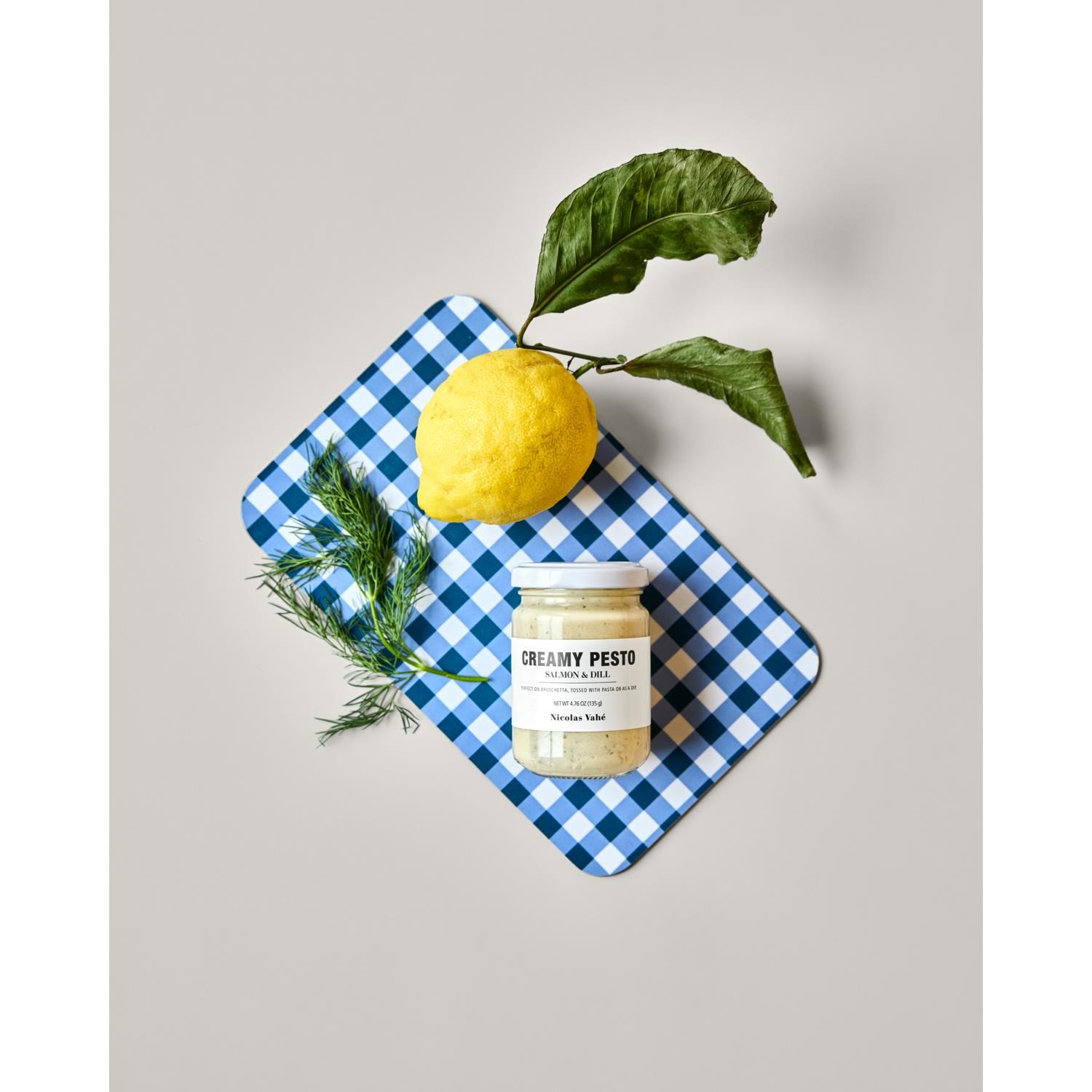 Krémové pesto Losos & kopr Nicolas Vahé 135 g_0