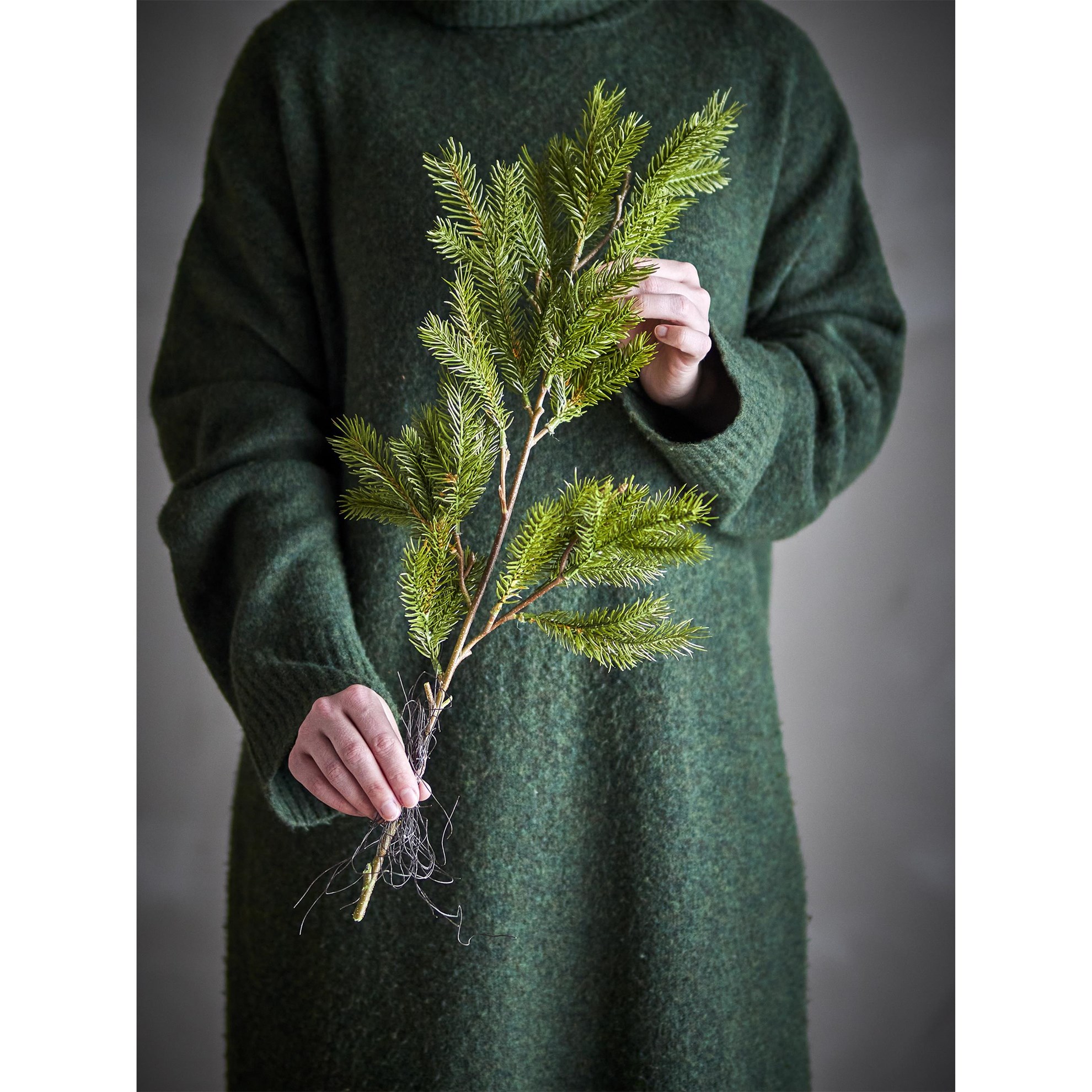 Umělá větvička borovice 56 cm_0