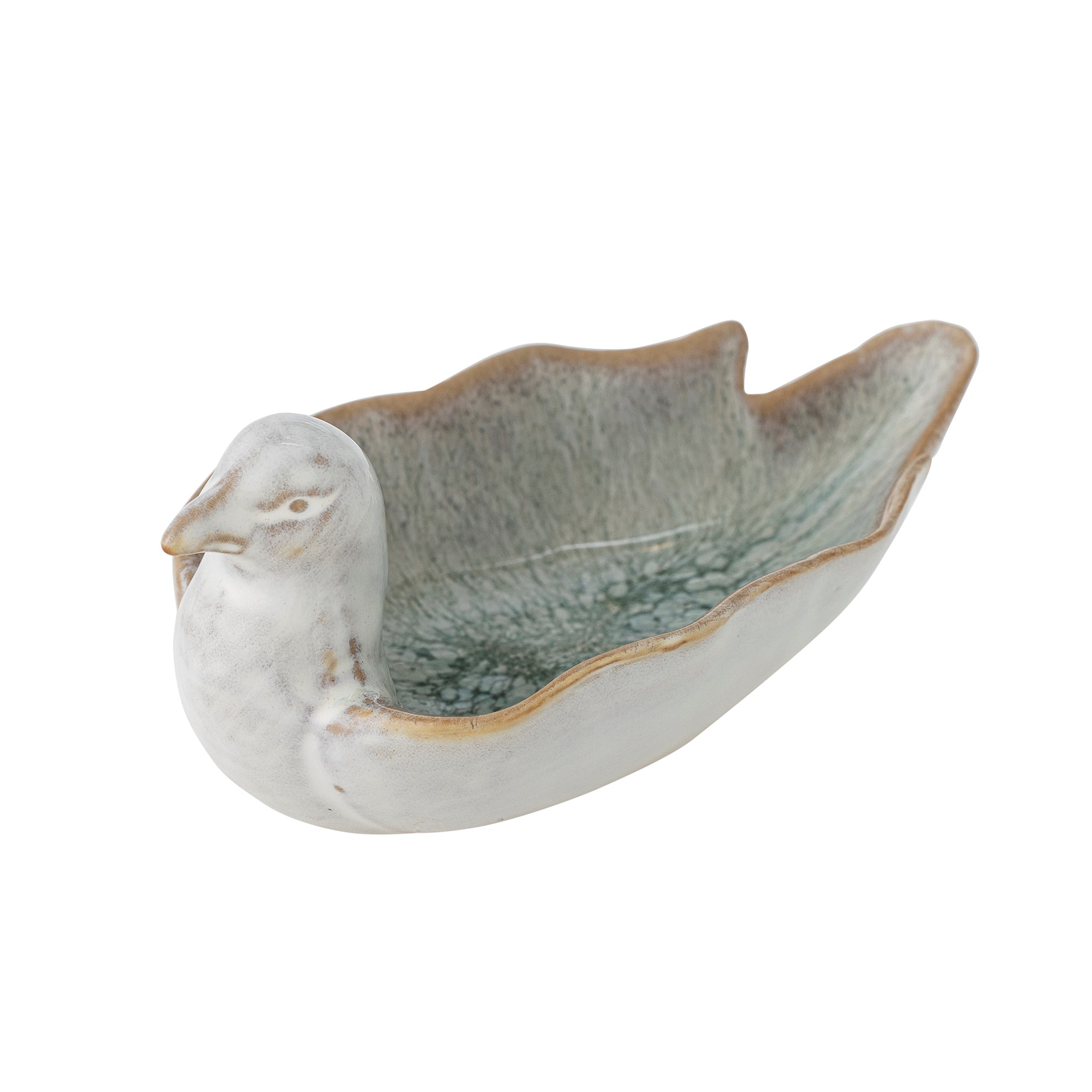 Miska ve tvaru hrdličky CHIRP 13,5cm bílá_2