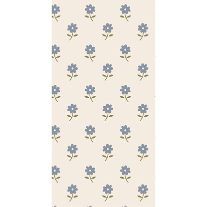 Papírové ubrousky Ib Laursen 10x20 cm modré květy BAL/16 ks_0