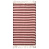 Bavlněný koberec/běhoun Ib Laursen 120x60 s červenými pruhy_0