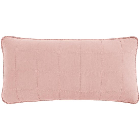 Prošívaný povlak na polštář k čelu postele Ib Laursen 50x90 cm dusty pink_0