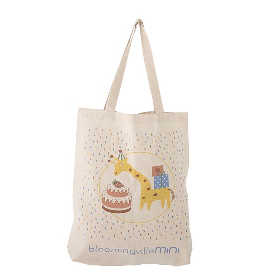 Bavlněná taška CELEBRATE s dětským motivem přírodní_3