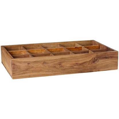 Dřevěný organizér/box Ib Laursen UNIQUE 15 oddílů_3