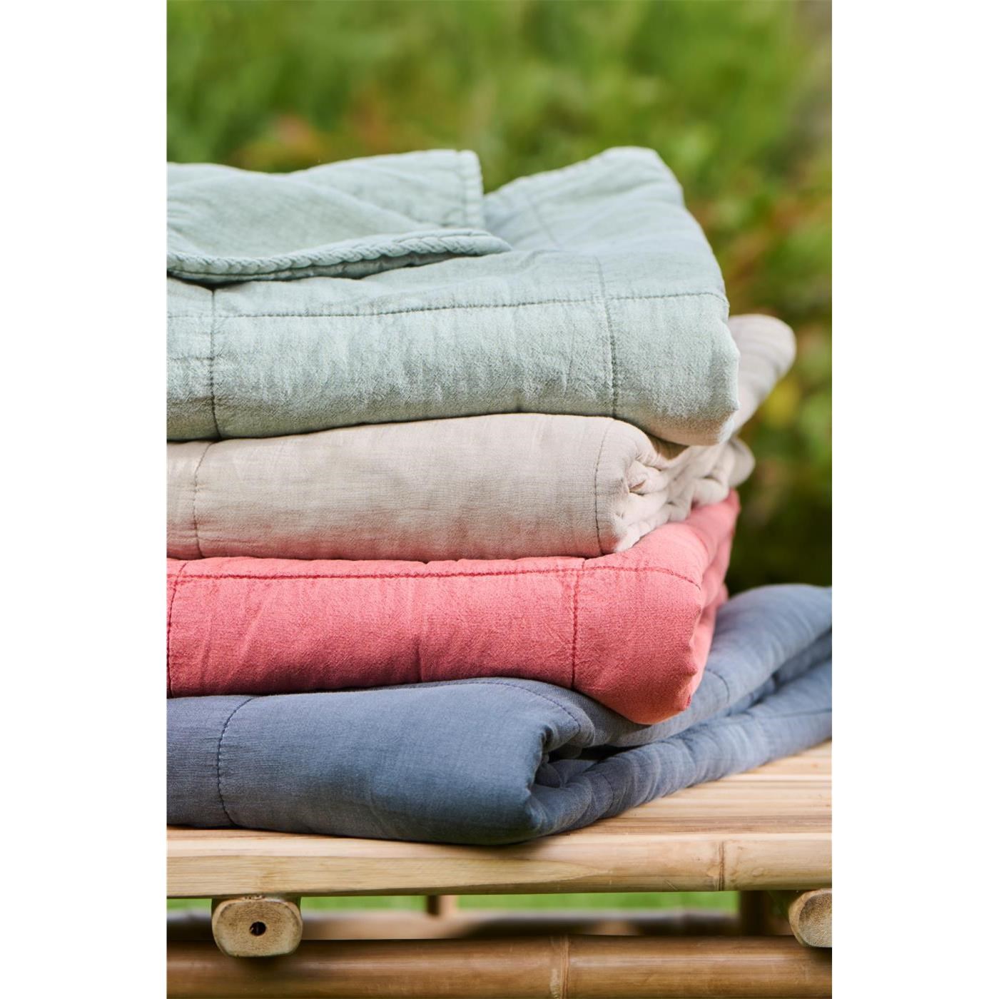 Prošívaná deka/pléd Ib Laursen VINTAGE 180x130 cm melon_0