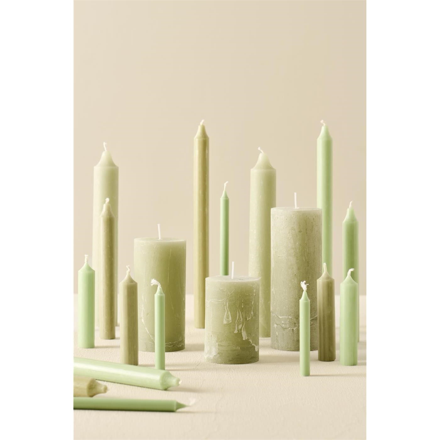 Tenká dlouhá svíčka Ib Laursen green tea P.1.3 xV.20 cm_2