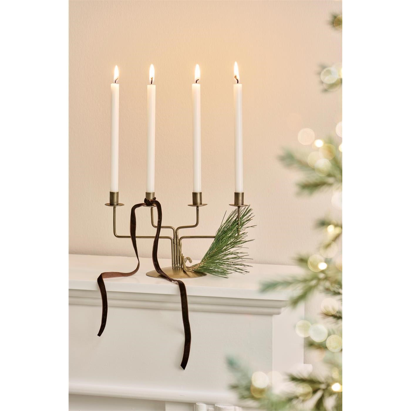 Tenká dlouhá svíčka Ib Laursen white P.1.3 xV.20 cm_0