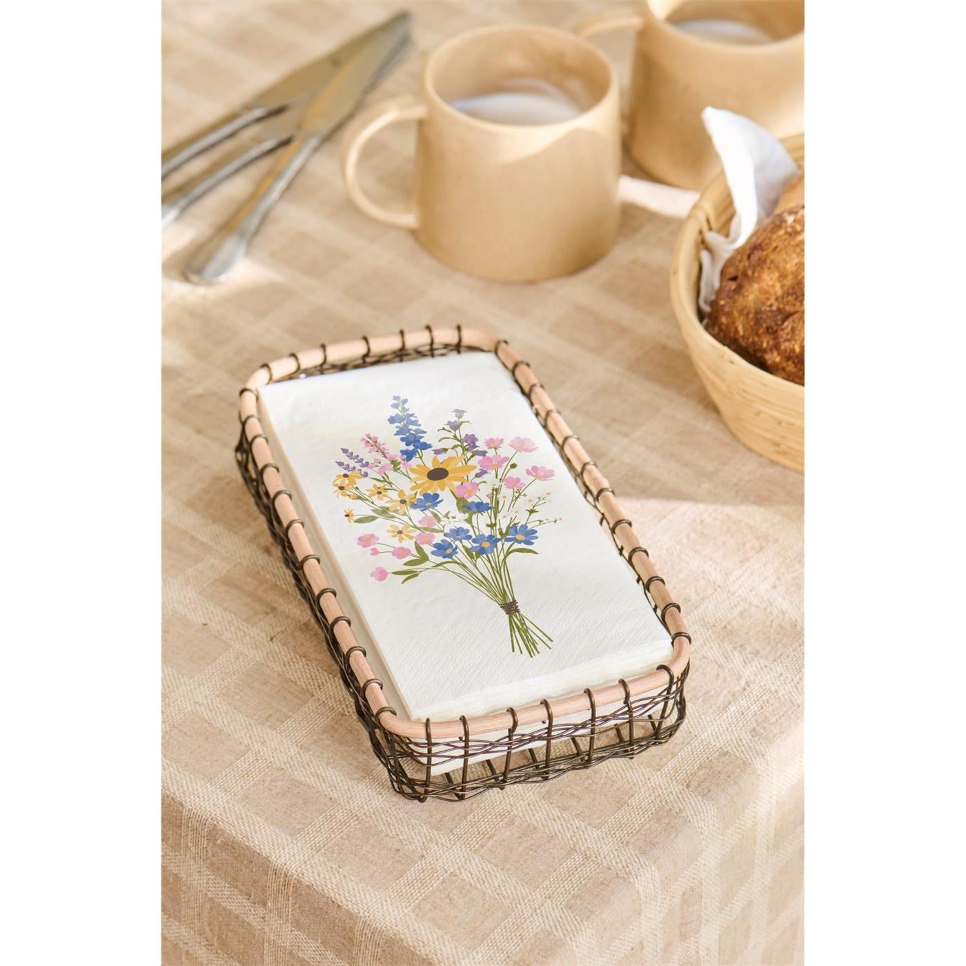 Papírové ubrousky Ib Laursen 10x20 cm letní kytice BAL/16 ks_0