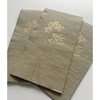 Papírové ubrousky olivové se zlatým motivem BAL/15 ks_0