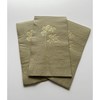 Papírové ubrousky olivové se zlatým motivem BAL/15 ks_1
