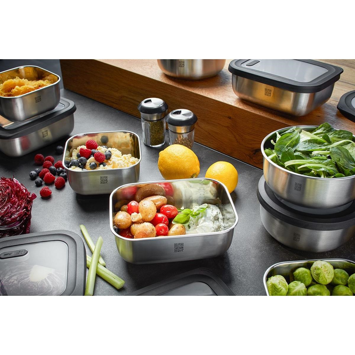 Nerezová dóza Gefu PROVIDO kulatá 2l_0