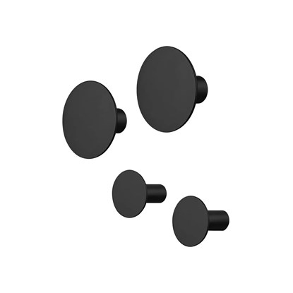 Háčky na zeď Blomus PONTO SET/4ks černé_1