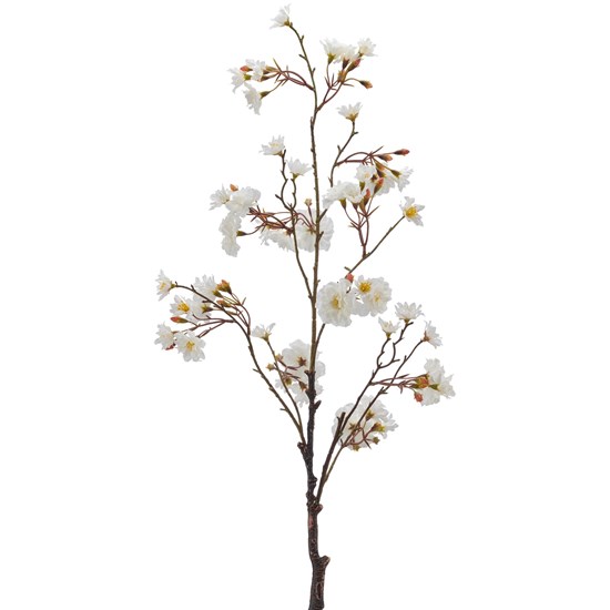 Větvička sakury 92 cm, bílá_1