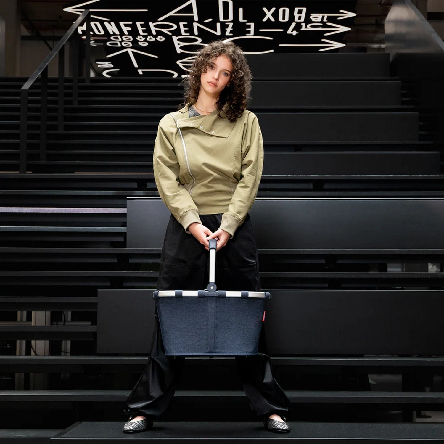 Nákupní košík Reisenthel Carrybag twist navy_0