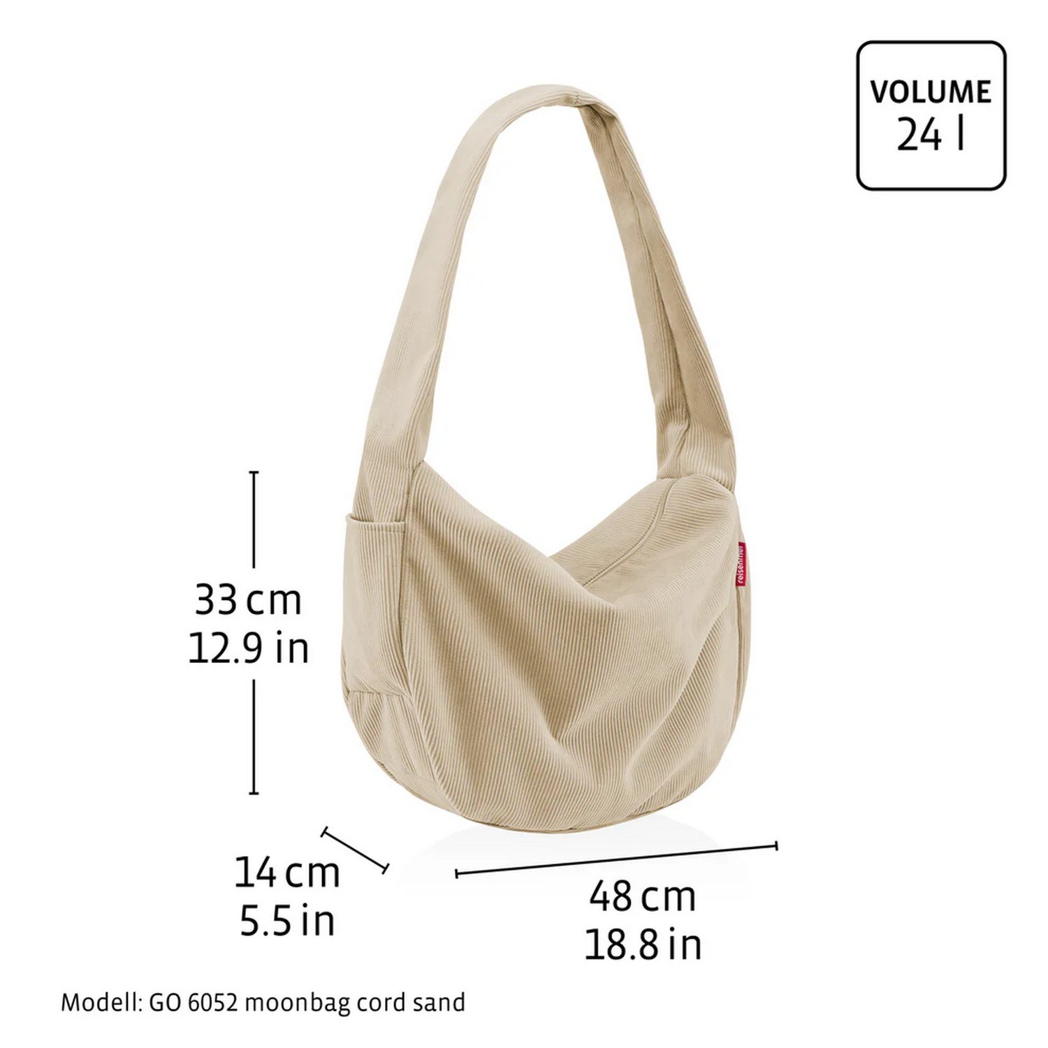 Taška přes rameno Reisenthel Moonbag teddy sand_6