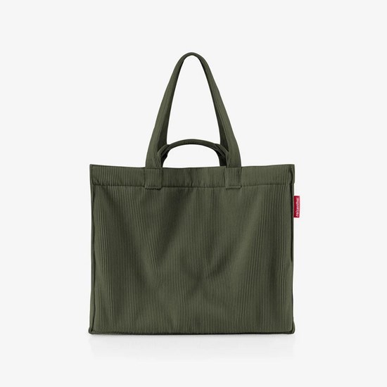Taška přes rameno Reisenthel softshopper cord dark matcha_4