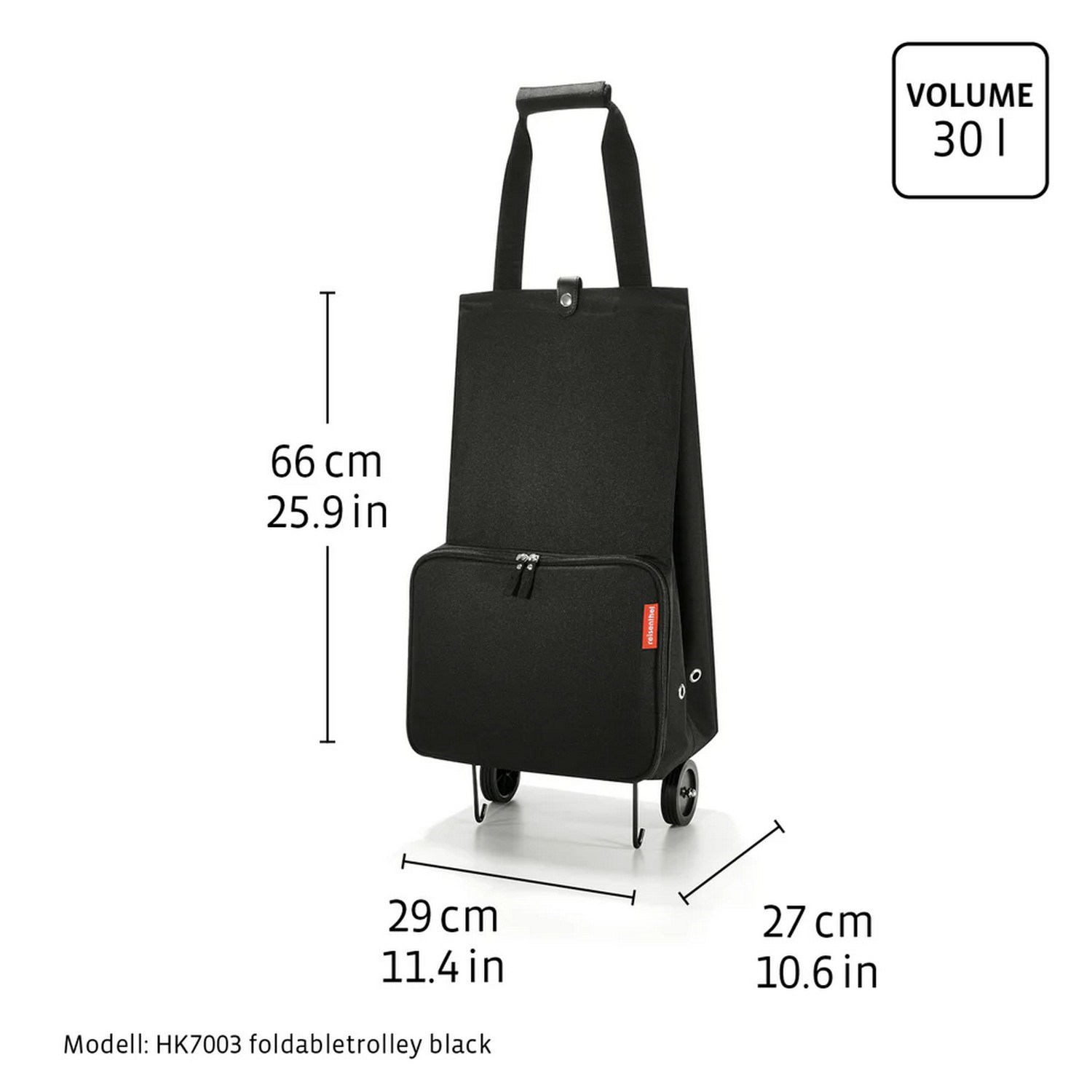 Skládací taška na kolečkách Reisenthel Foldabletrolley twist navy_3