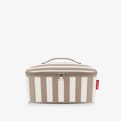Termobox Reisenthel Coolerbag M pocket summerstripes coffee_4