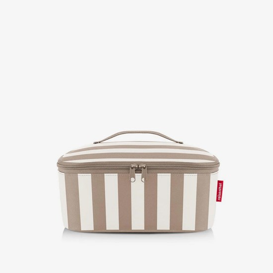 Termobox Reisenthel Coolerbag M pocket summerstripes coffee_4